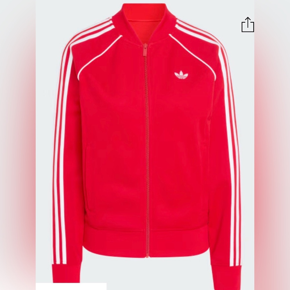 Adidas Red Track Jacket